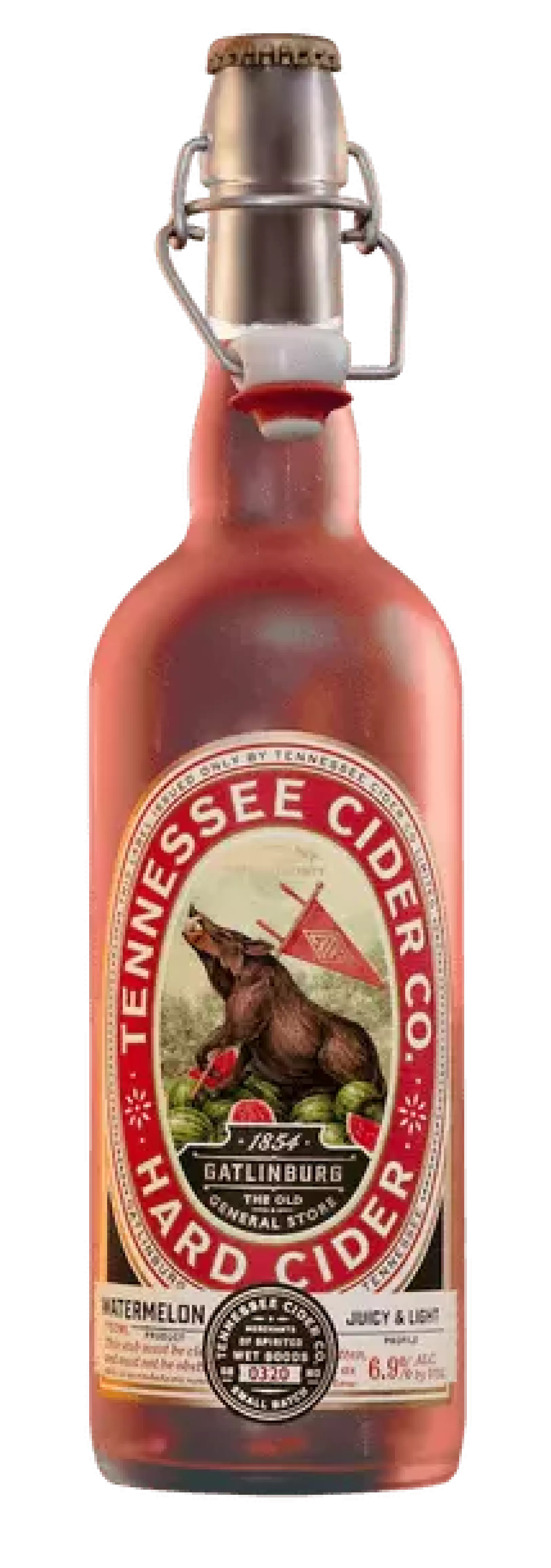 bottle of Watermelon cider