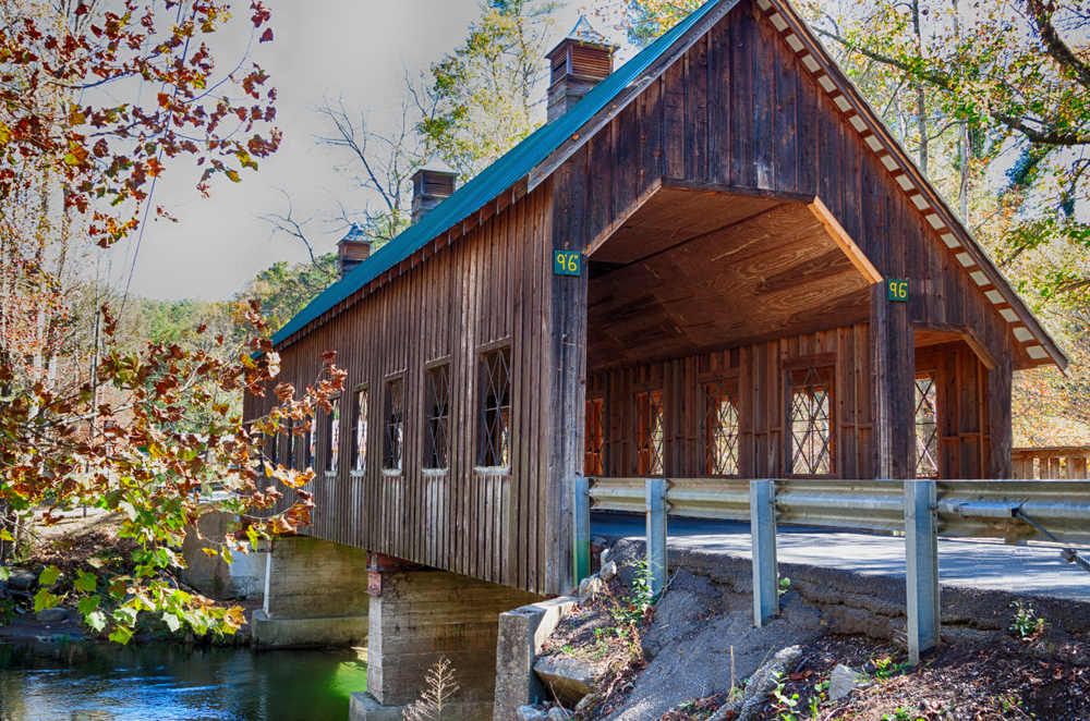 covered bridge in sevierville