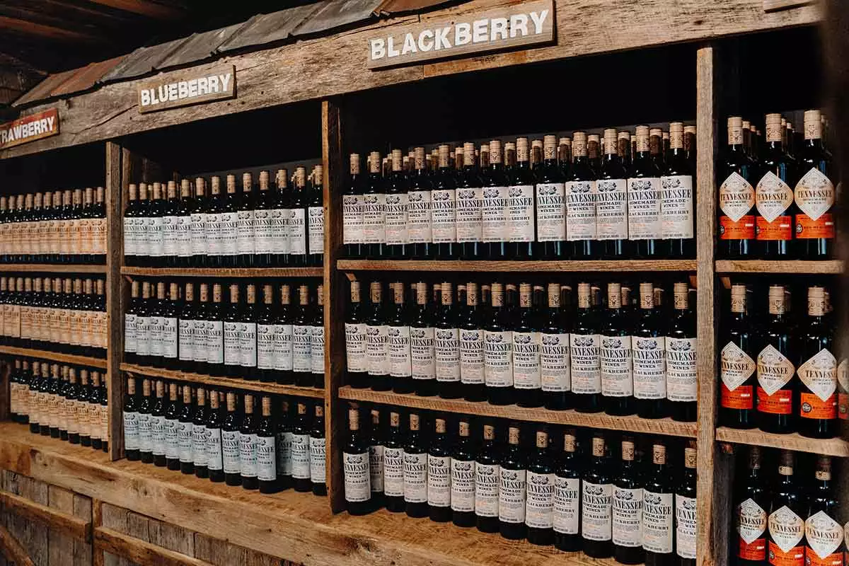 Wine selections from Tennessee Homemade Wines.
