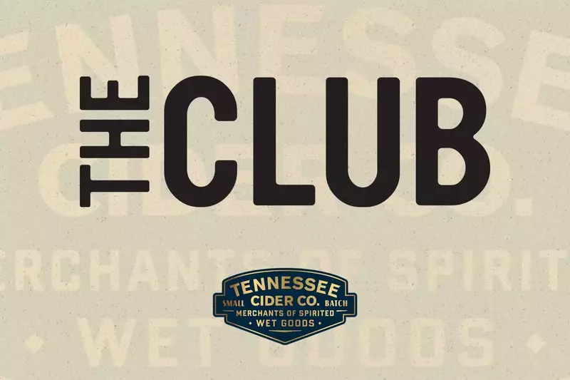 The Club home deliveries by Tennessee Cider Company.