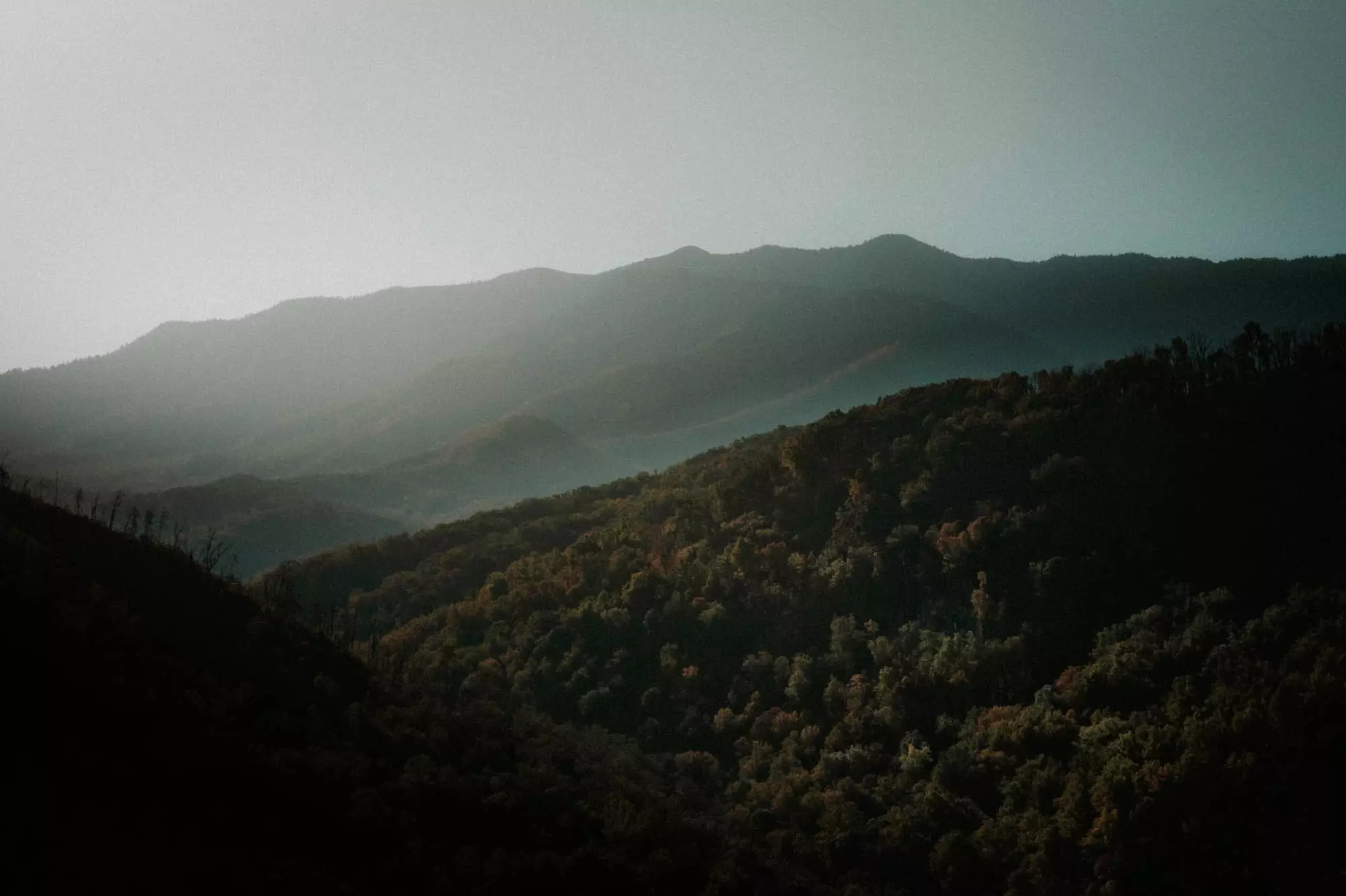 The mountains near ober Gatlinburg in Sevierville Tennessee