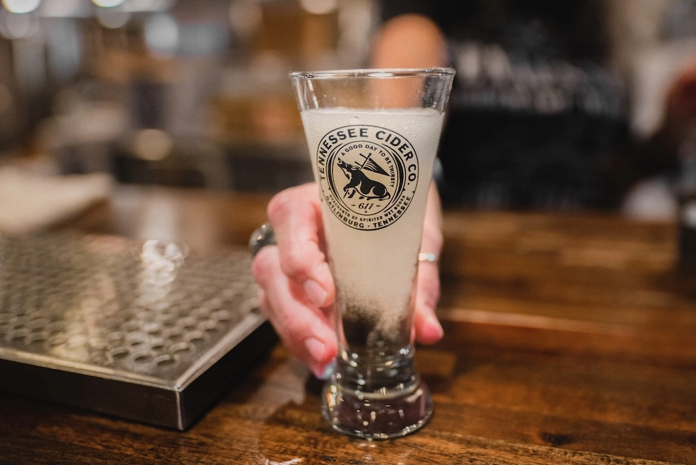 cider slushies at Tennessee Cider Company