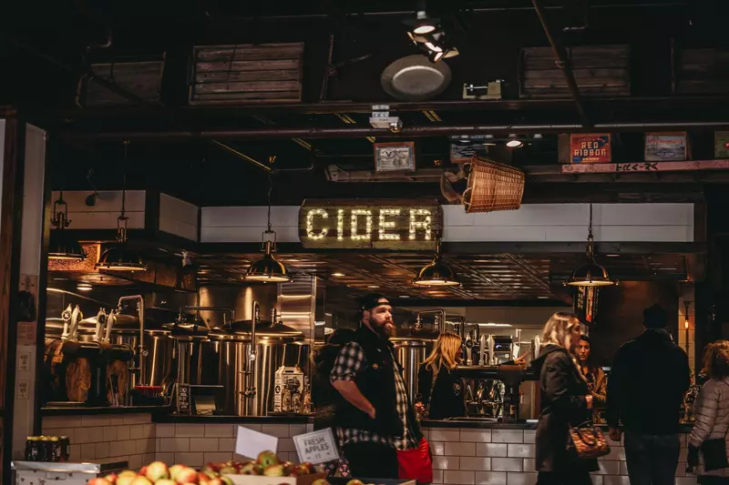 interior of Tennessee Cider Co