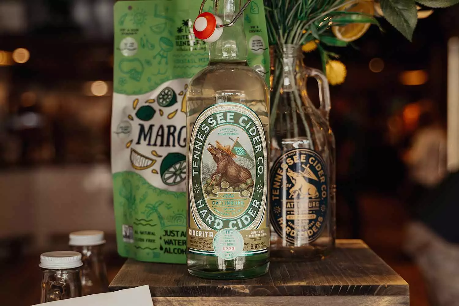 Ciderita hard cider by Tennessee Cider Company in Gatlinburg, TN.