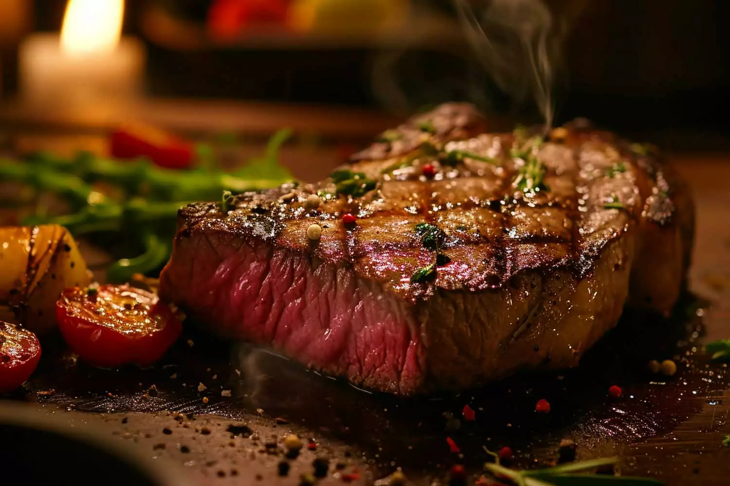 A steak dinner in Gatlinburg, Tennessee.