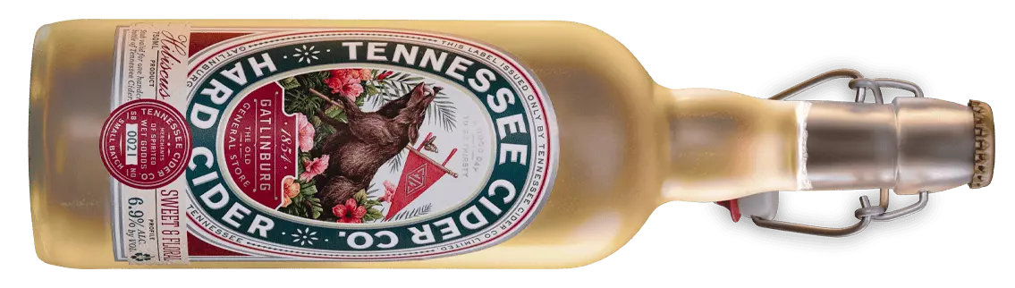 Tennessee Cider Co. Hibiscus Cider bottle.