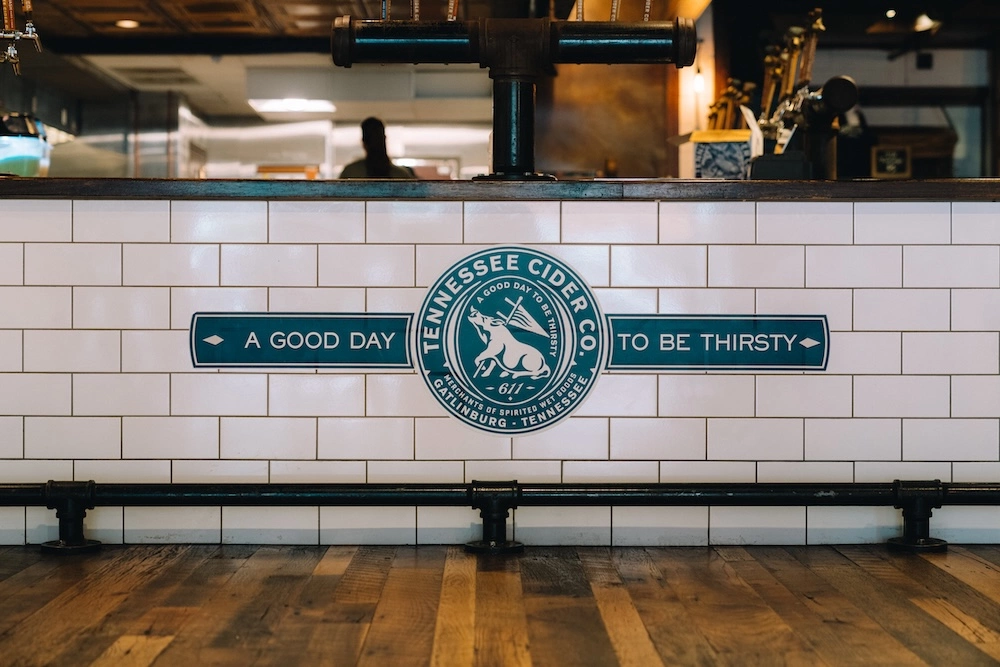 inside of tennessee cider company