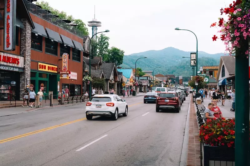 downtown Gatlinburg