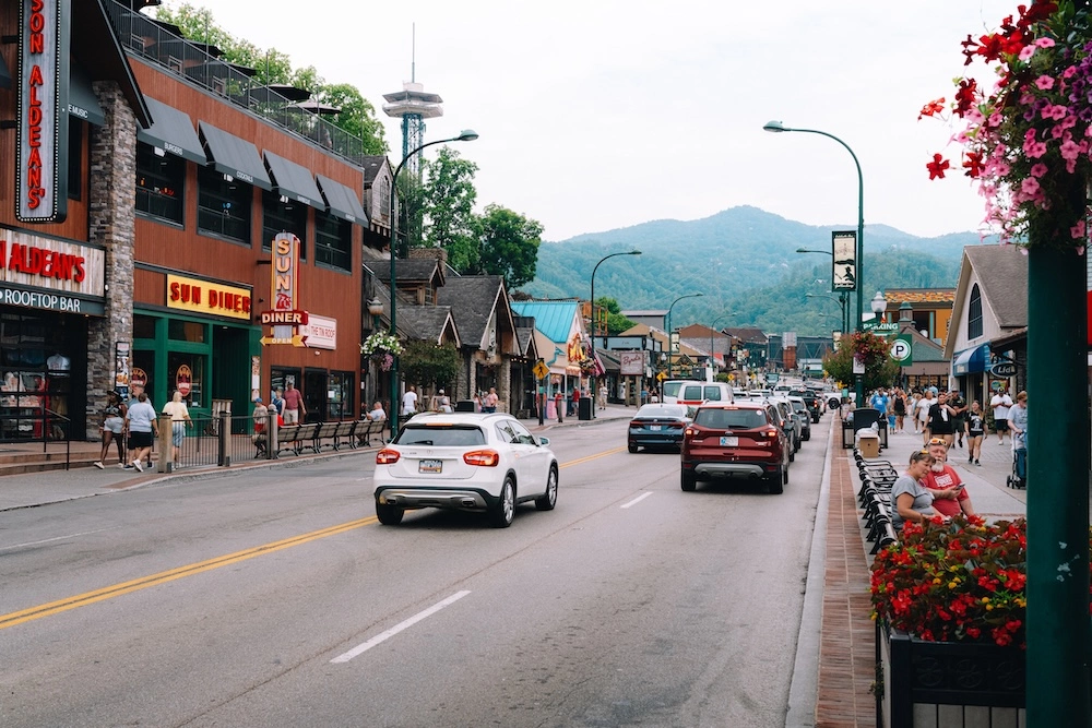 downtown Gatlinburg