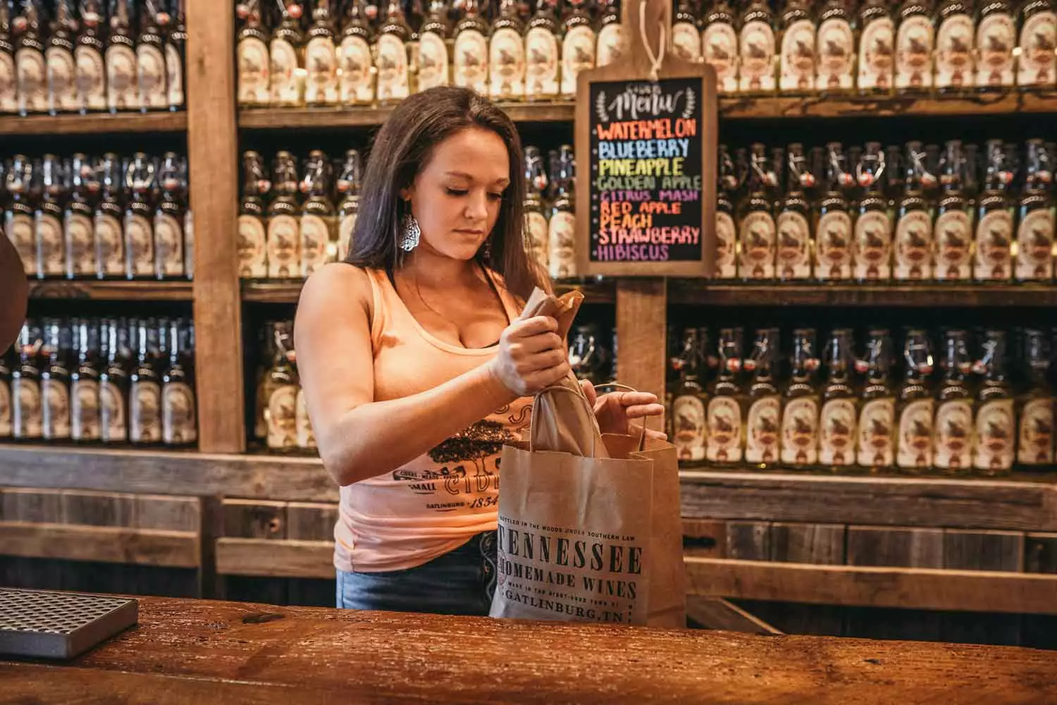 Hard Ciders at Tennessee Cider Company in Tanger Outlets.