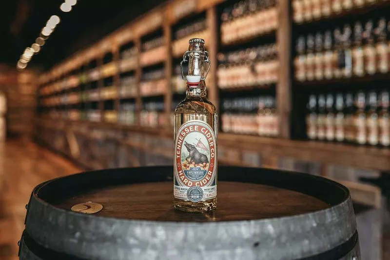 Tennessee Cider Company in Tanger Outlets in Sevierville, Tennessee.