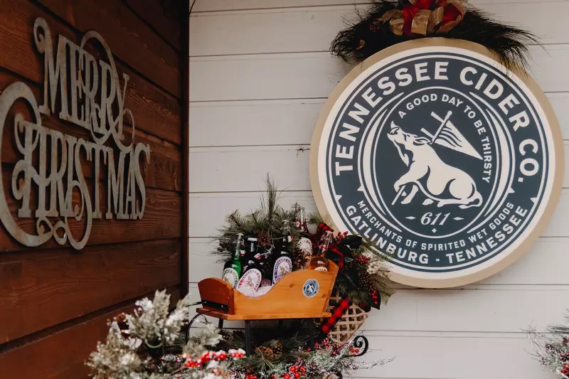 Holiday Exterior of Tennessee Cider Company