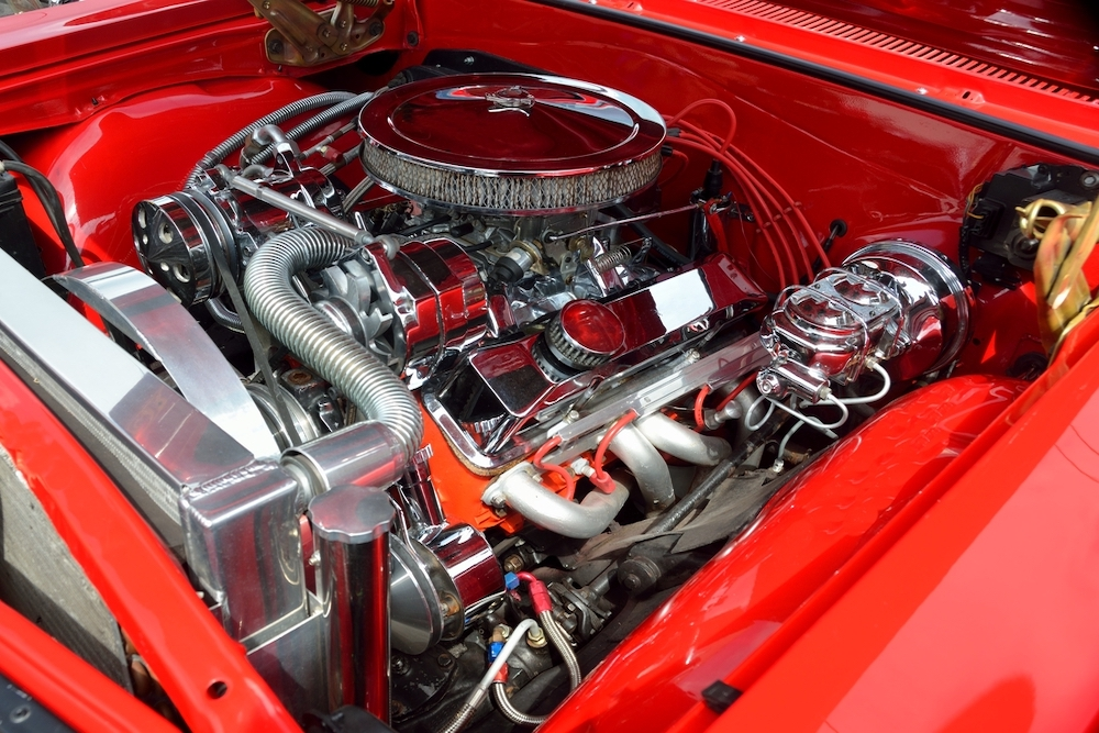 classic car engine