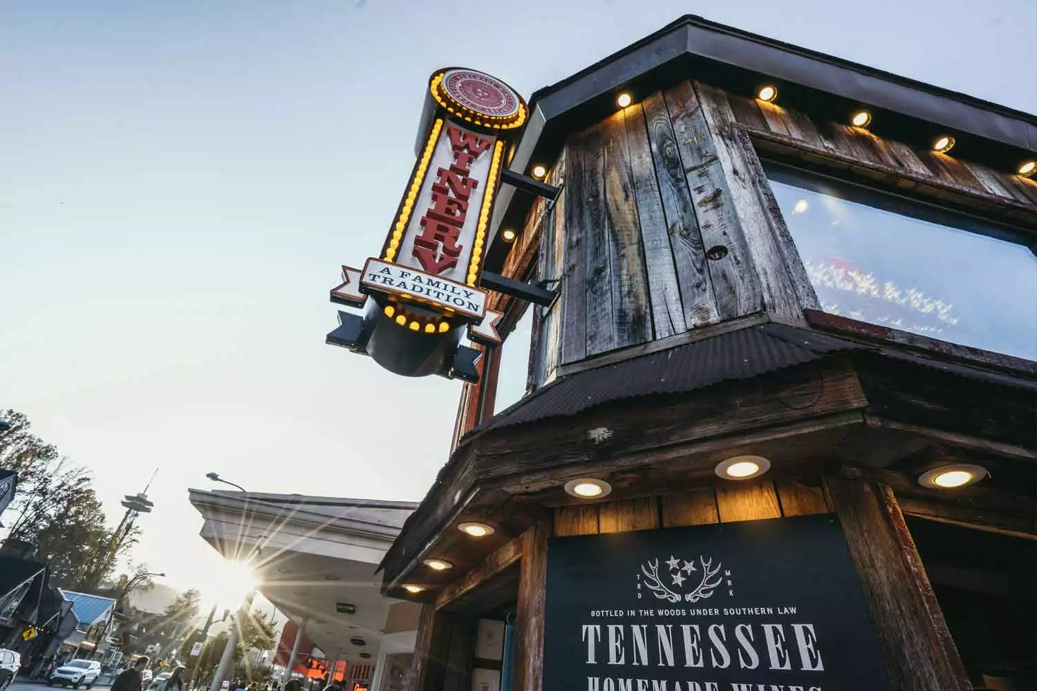 Tennessee Homemade Wines on the Parkway in Gatlinburg, Tennessee.